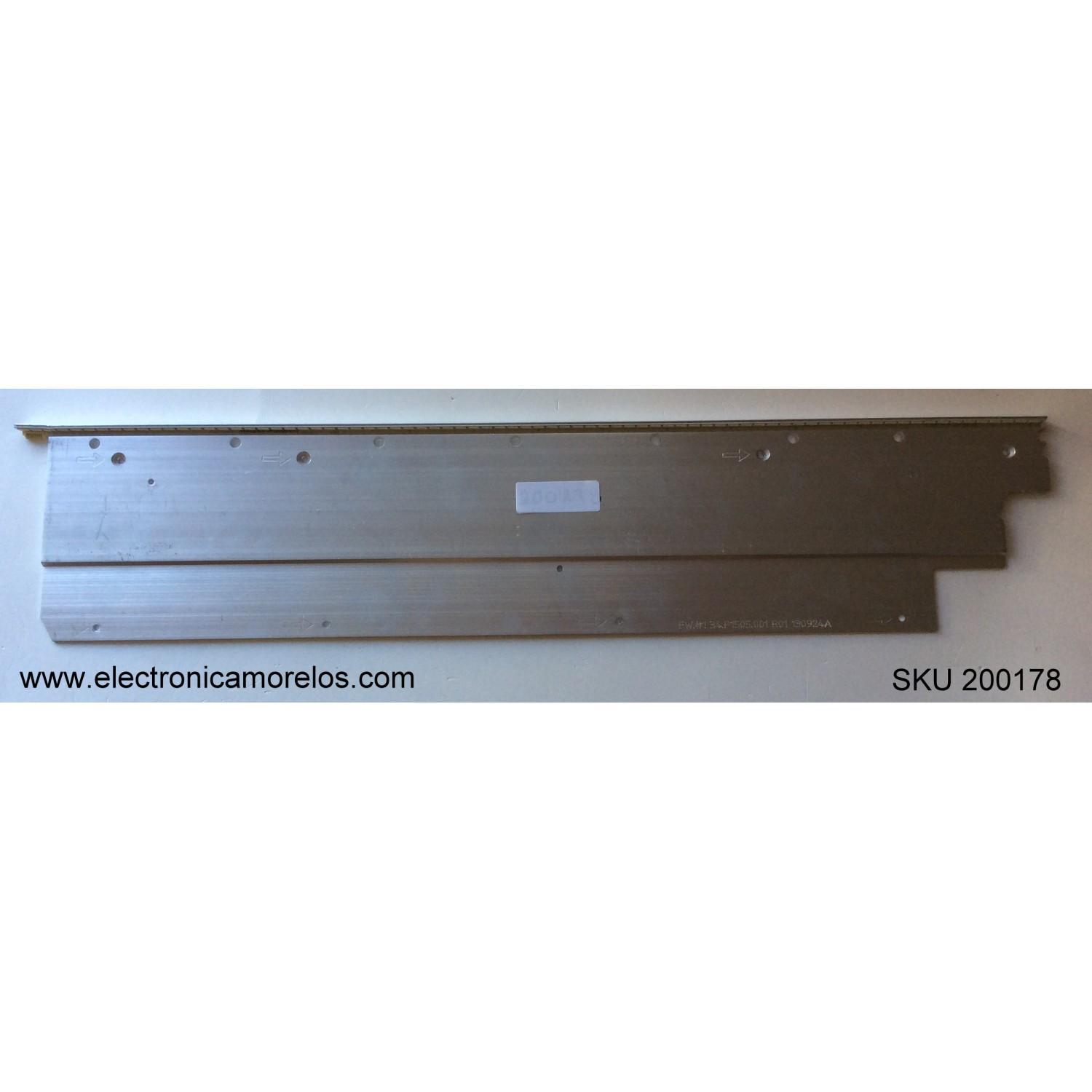 LED PARA TV VIZIO (1 PIEZA) NUMERO DE PARTE WTMC500WR678-A / 34.P1505.001 / 34.P1505.001.R01.130417A / 5638005421G34 / PANEL V500FWMS01 / MODELOS M501d-A2R / M501d-A2R LWJJOICP